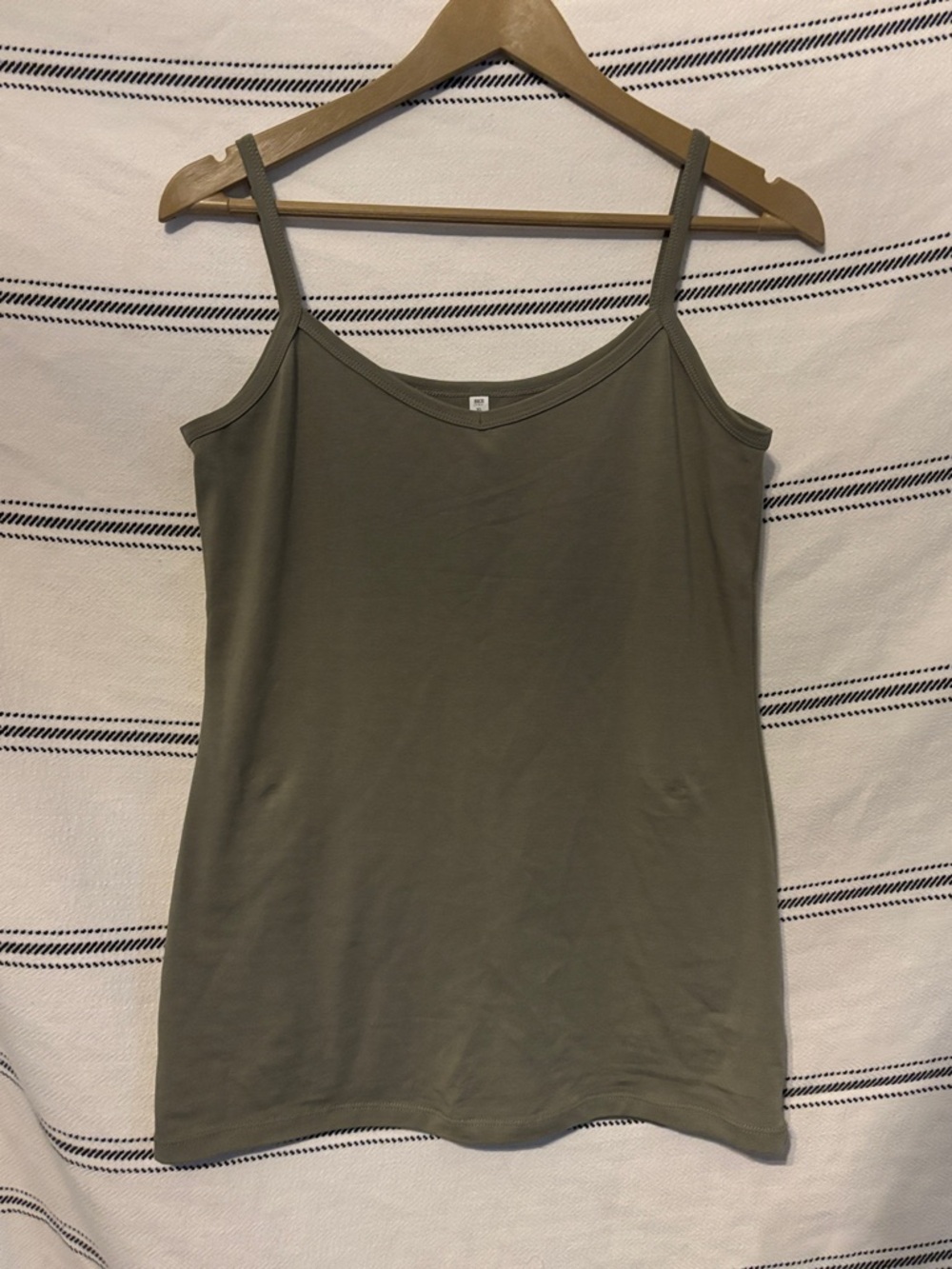BKE Women’s Olive Green Spaghetti Strap Tank Top